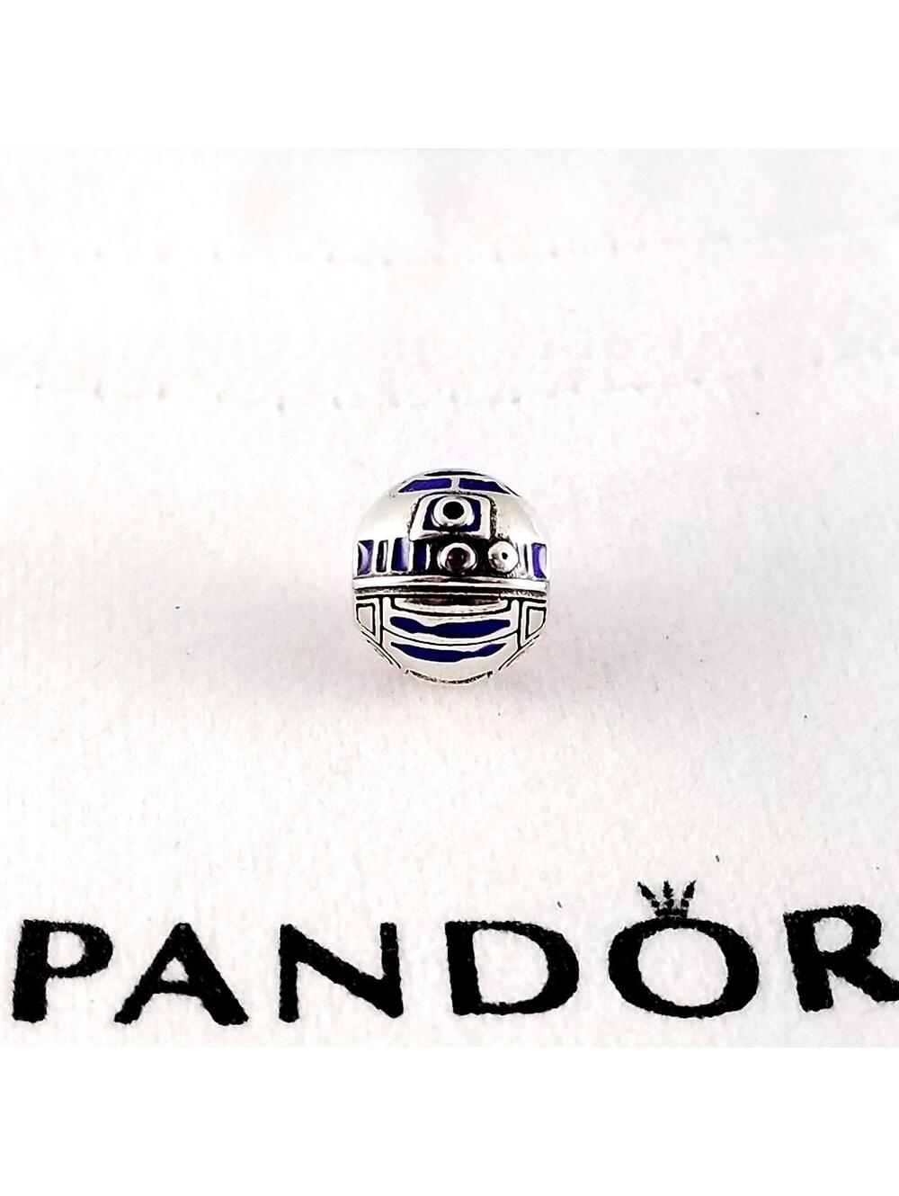 New! STARWARS R2-D2 Clip Pandora Silver s925 ALE Charm R2D2